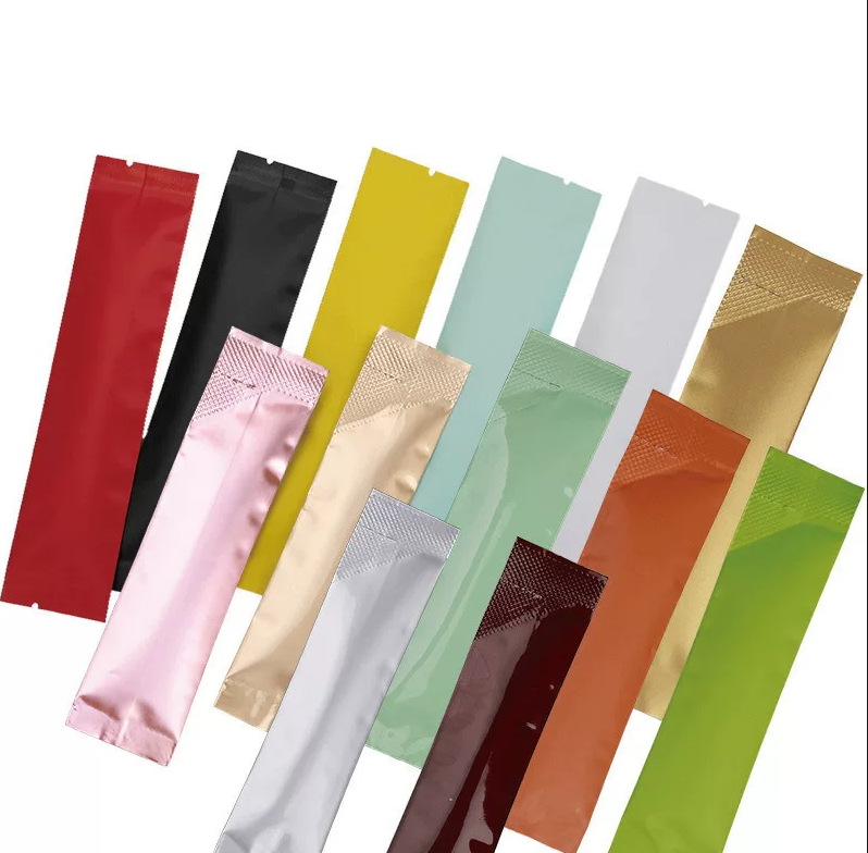 Various styles of coffee packaging bags