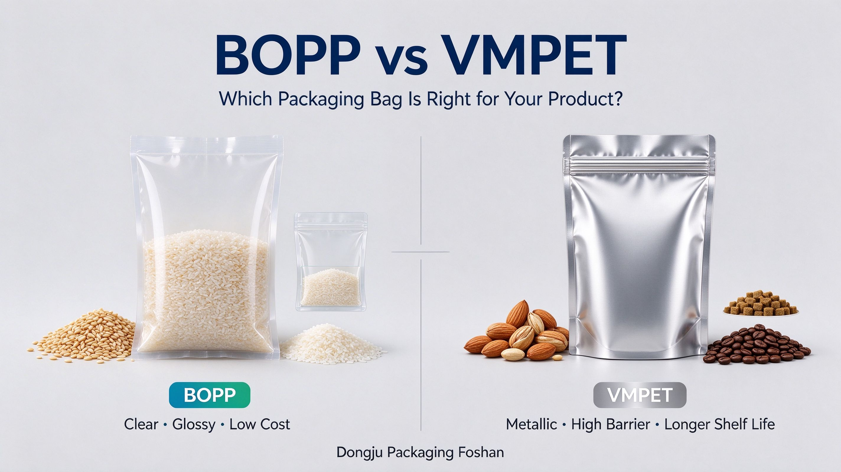 BOPP vs VMPET Bags – Which One